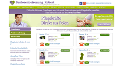 Desktop Screenshot of pflegekrafteauspolen.de